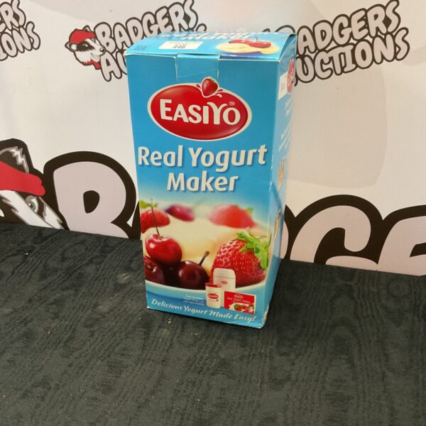 Front view of the Easiyo real yogurt maker appliance.