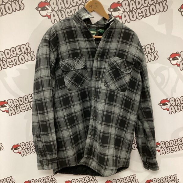 Vintage Falls Creek plaid cotton shell jacket for men.