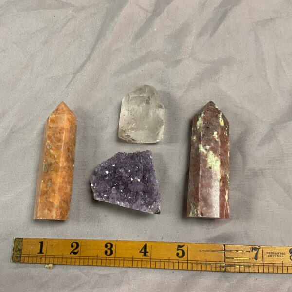 Large amethyst crystal stone for collection or display.