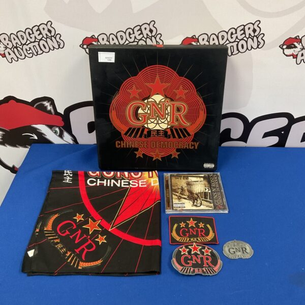 Guns N Roses Chinese Democracy boxset album packaging.