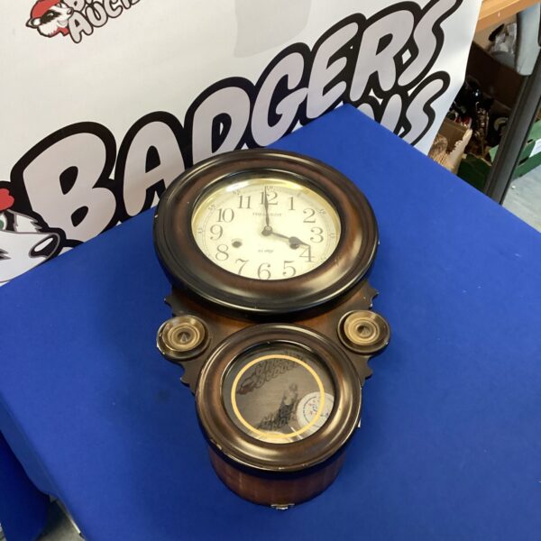 Vintage President wall clock for restoration, classic mid-century design.
