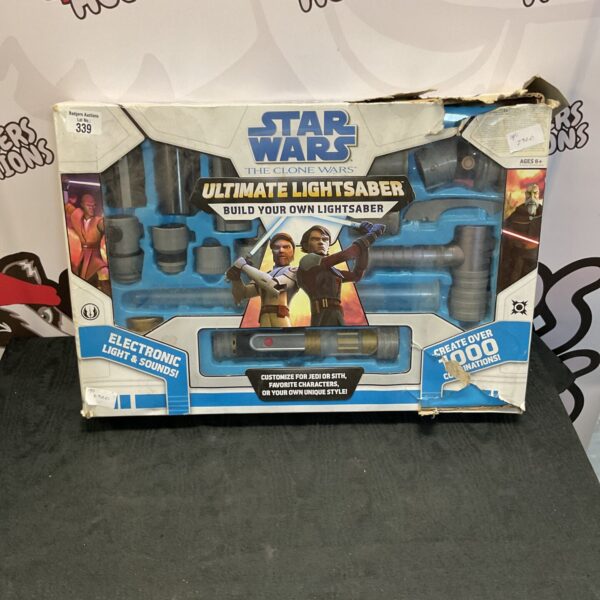 Vintage Star Wars Clone Wars Ultimate Lightsaber in box