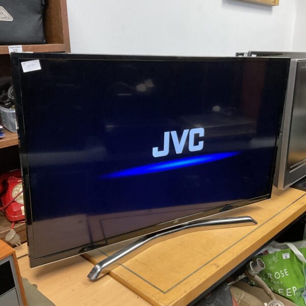 JVC 40 inch 4K smart television for home entertainment.