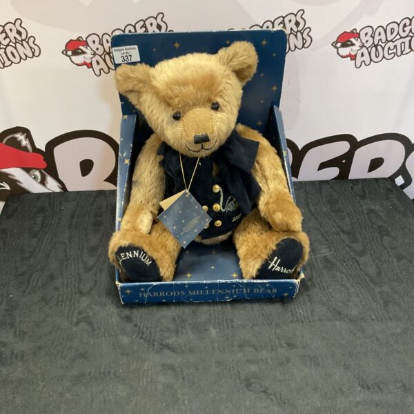 Harrods millennium teddy bear new in box