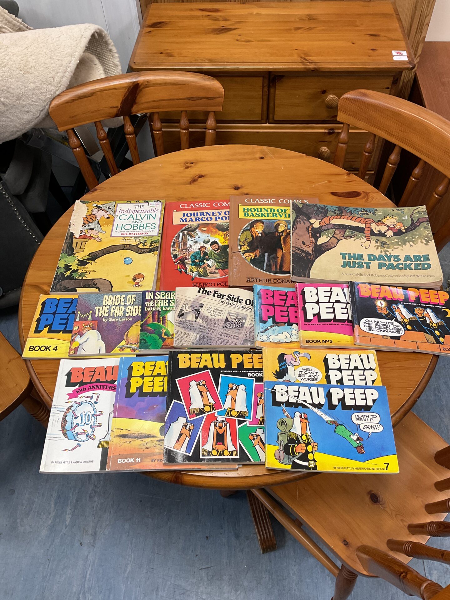 494 Collection of adult comic books including beau peep & far side