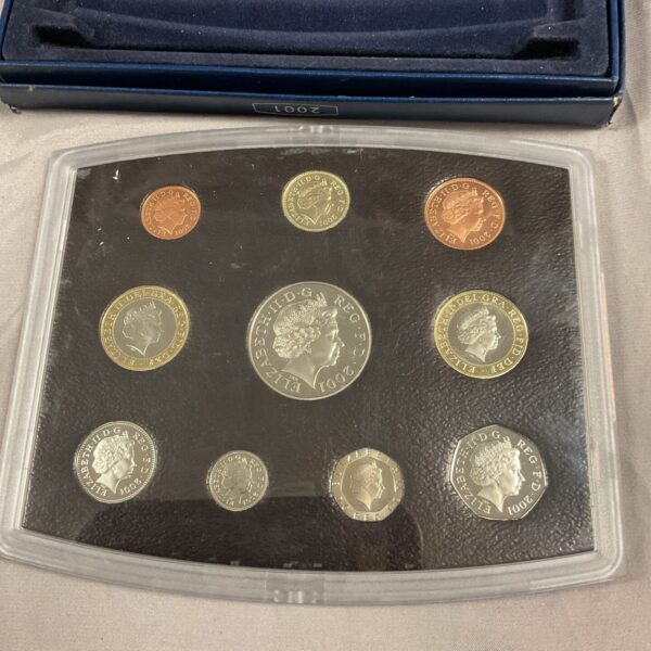 2001 United Kingdom proof coin set glimpses of the Victorian era