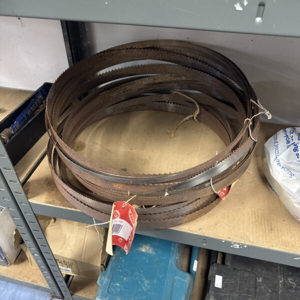 Quantity of used Kity bandsaw blades for metal cutting.