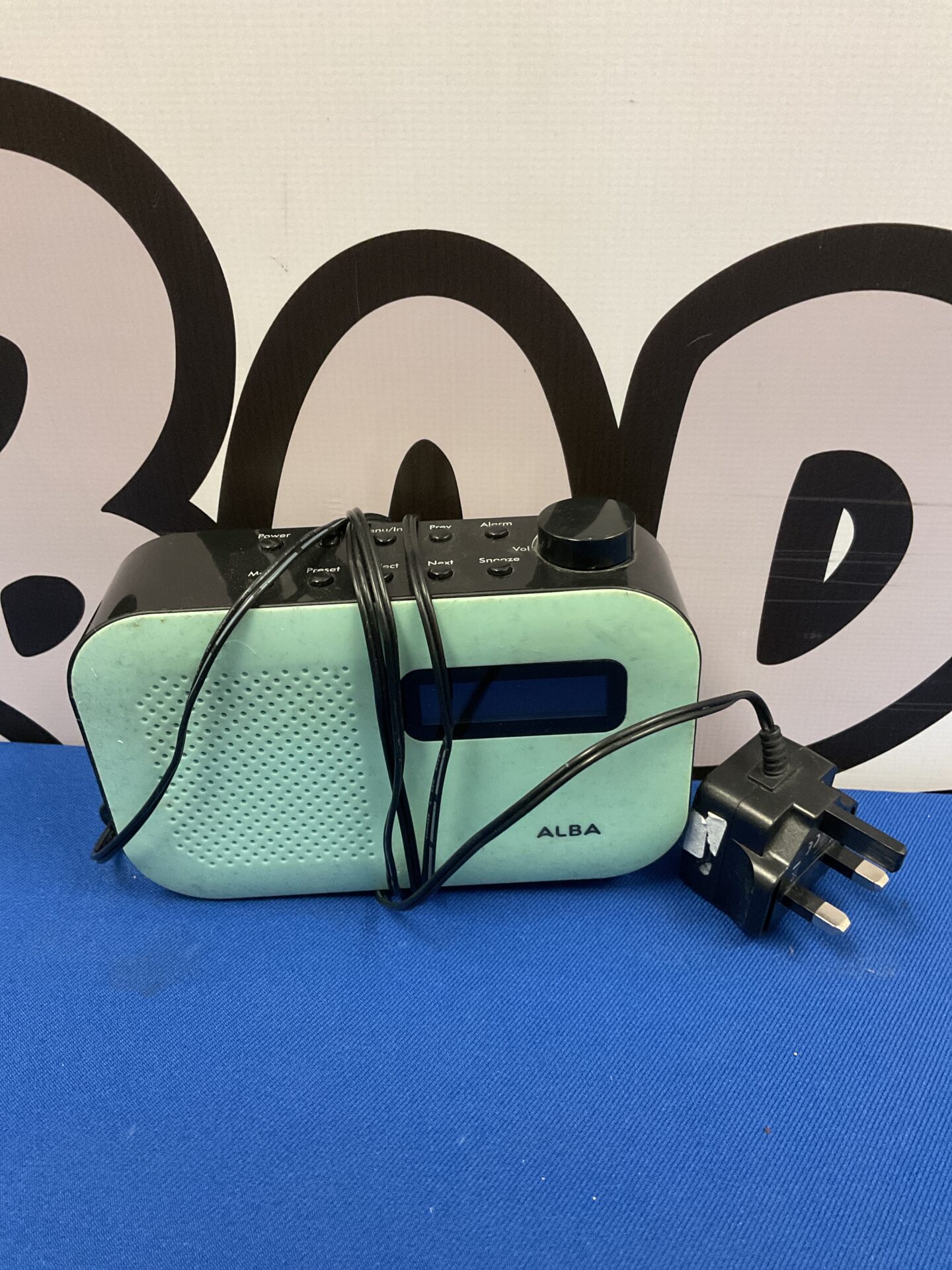154 Alba green dab radio working with power supply