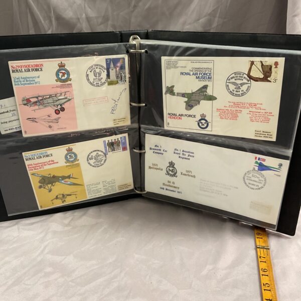 24 R A F First Day Covers Some signed