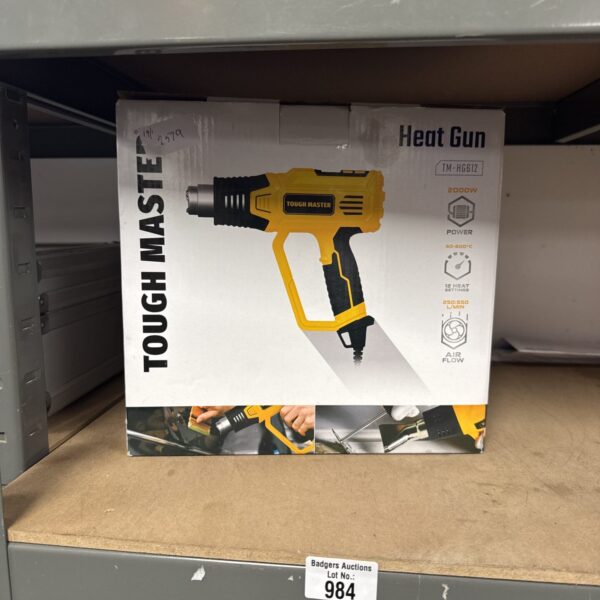 New Toughmaster heat gun in original packaging.