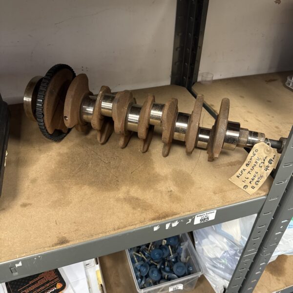 Alfa Romeo 1.6 T Spark crankshaft for engine repair.