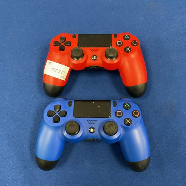 Black Sony PlayStation 4 DualShock 4 controller for gaming.