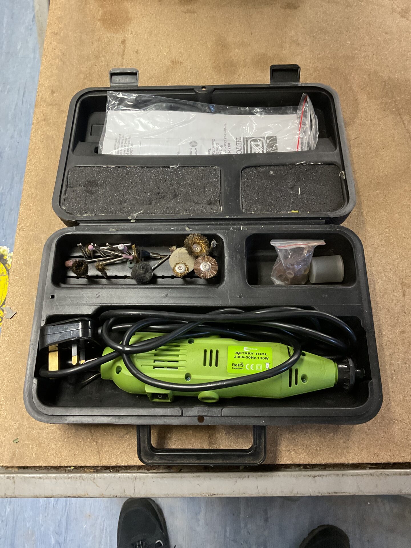 967 dremmel style rotary tool working with accessories