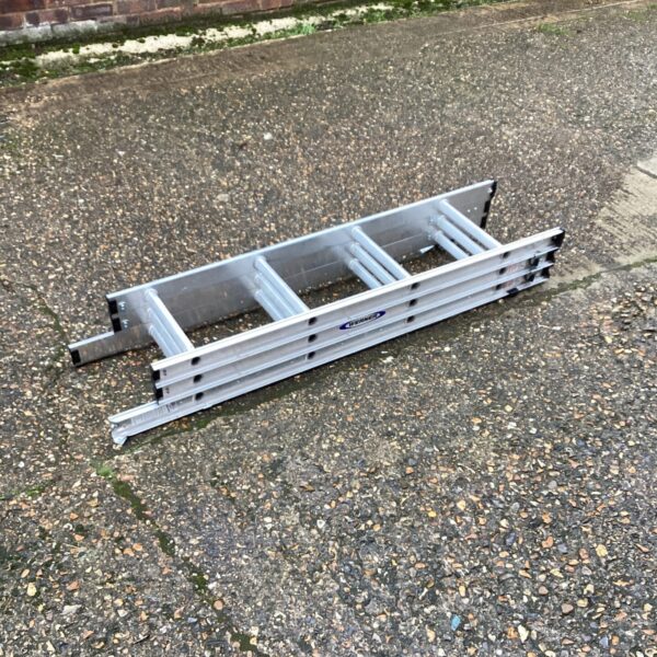 Werner aluminium loft ladder for attic access.