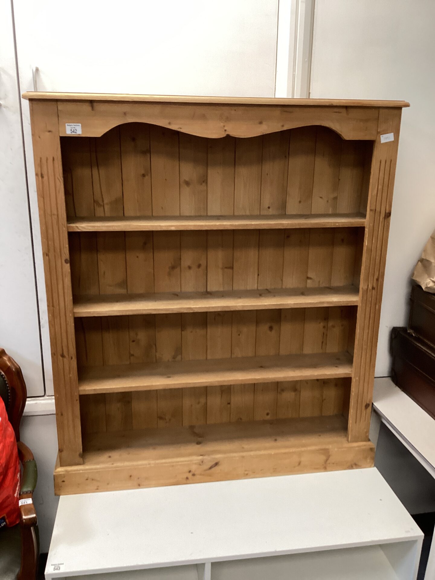 542 Pine book shelf W41/H47/D8