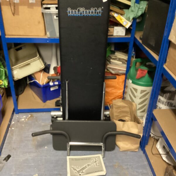 Front view of used Infiniti Fitness Machine for strength training.