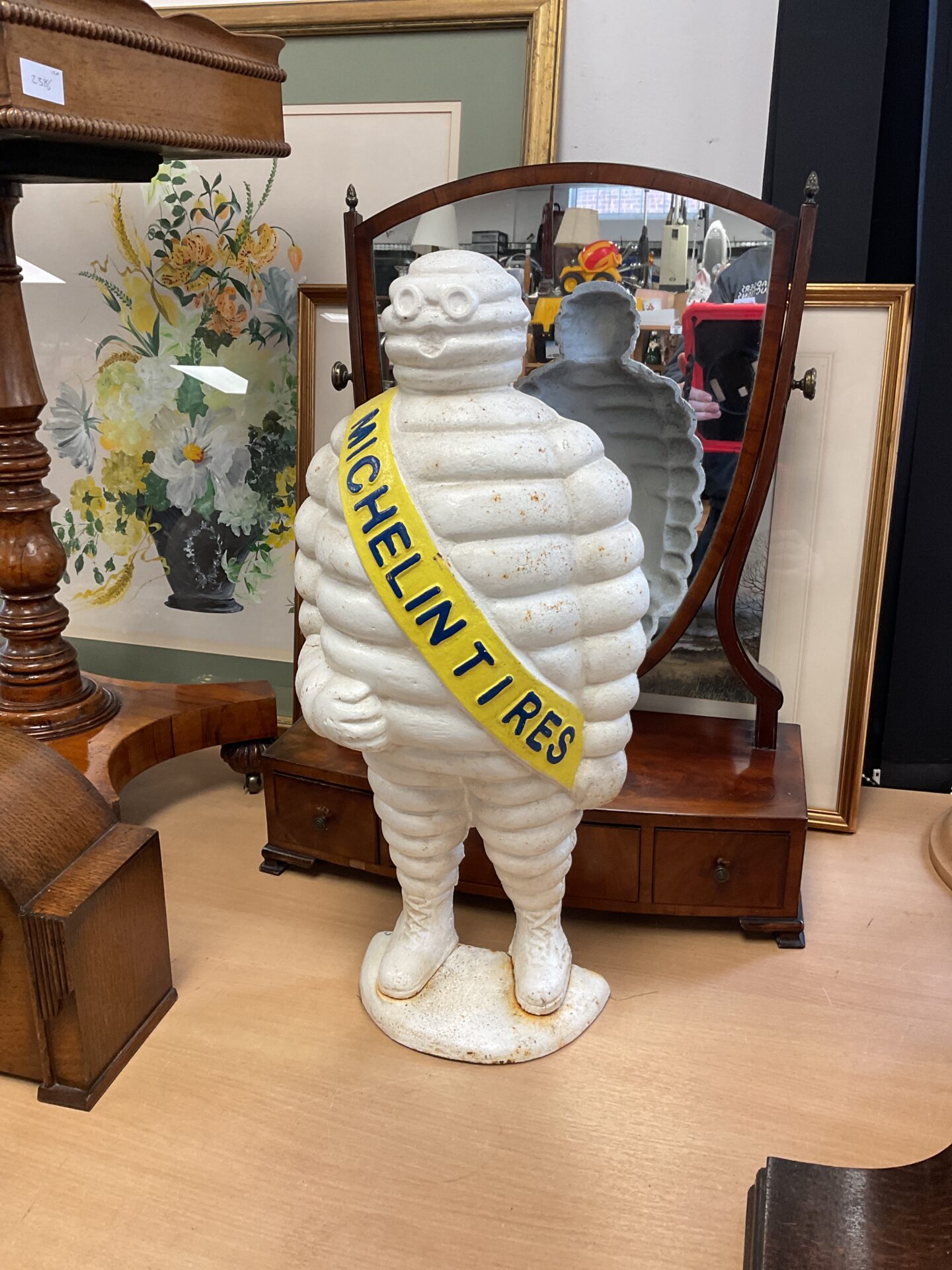 018 Large 22” cast iron Michelin man