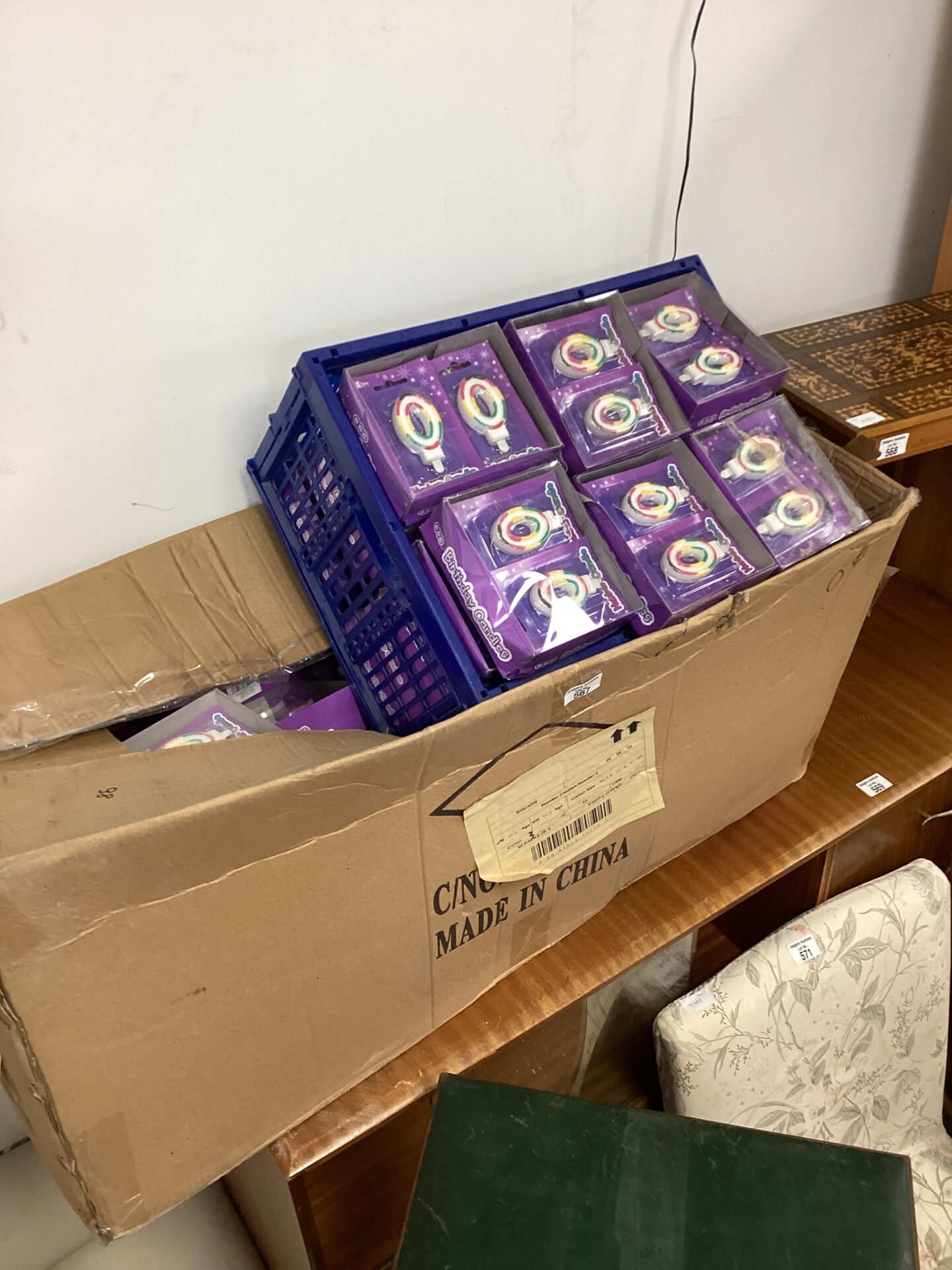 499 Box of birthday number candles