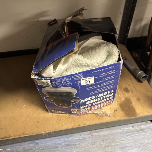 Used Sealey DP220V car polisher for automotive detailing.