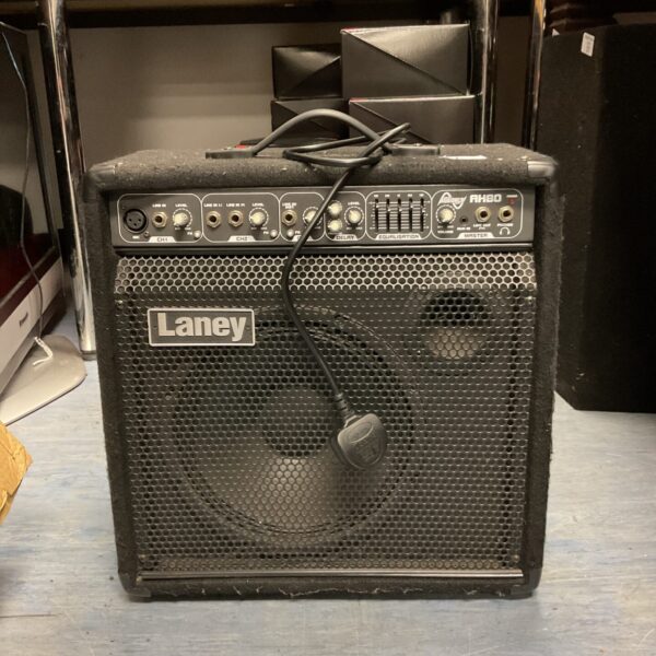 Front view of the Laney AH80 Audio Hub guitar amplifier.