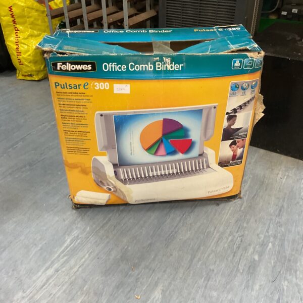 Fellowes Pulsar 300 office comb binder in original packaging.