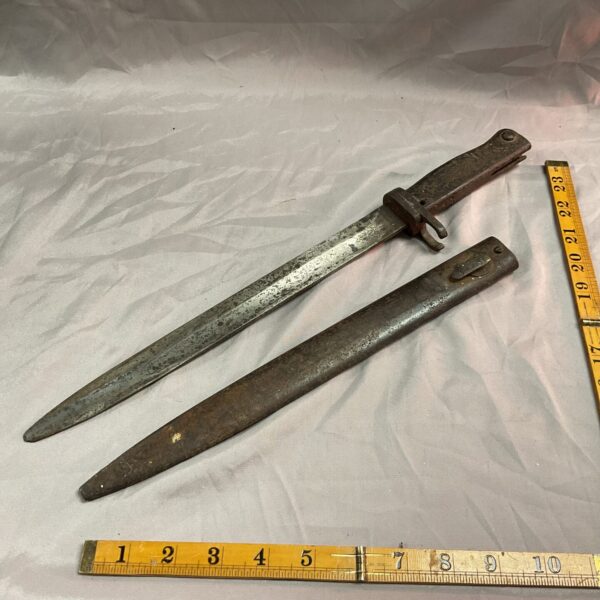 WW1 German 1916c Ersatz bayonet, a vintage military collectible.