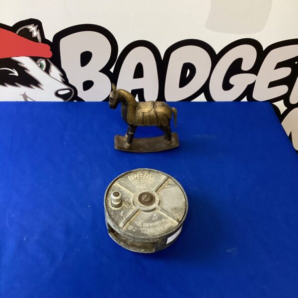 Vintage Ideal tie wire reel, antique tool for wire management.