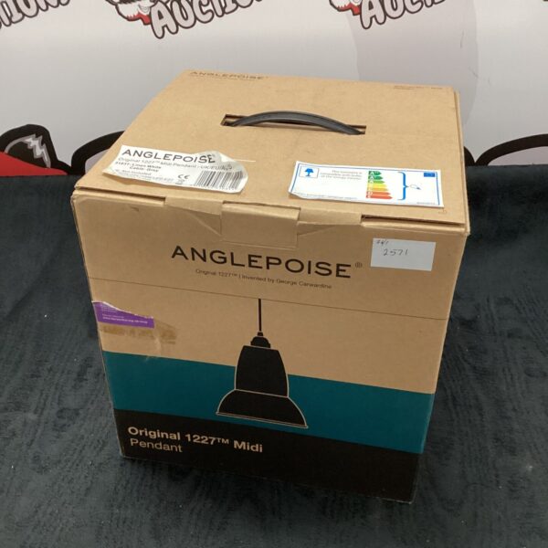 New in box Anglepoise pendant light, modern ceiling fixture.