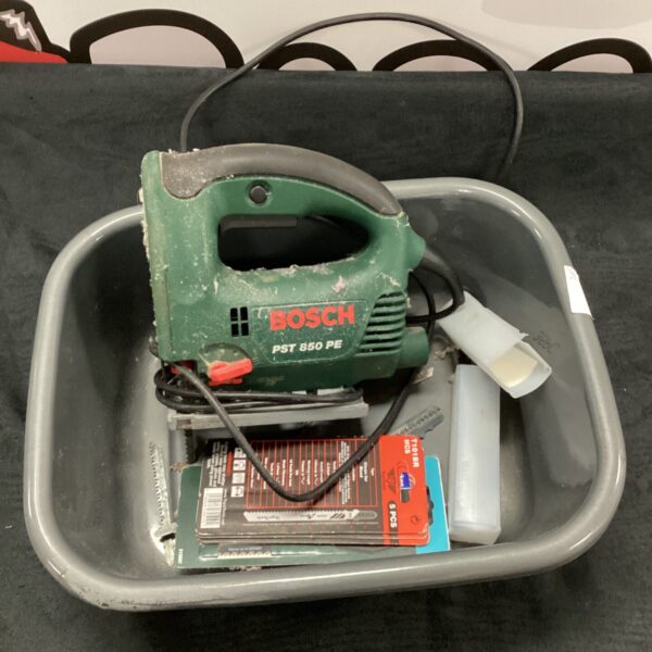 Bosch PST 850 jigsaw power tool for DIY projects.
