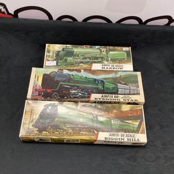 Vintage Airfix 00 scale locomotive for model railway collectors.
