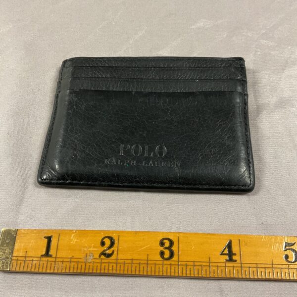 Ralph Lauren Polo leather card wallet, classic design.