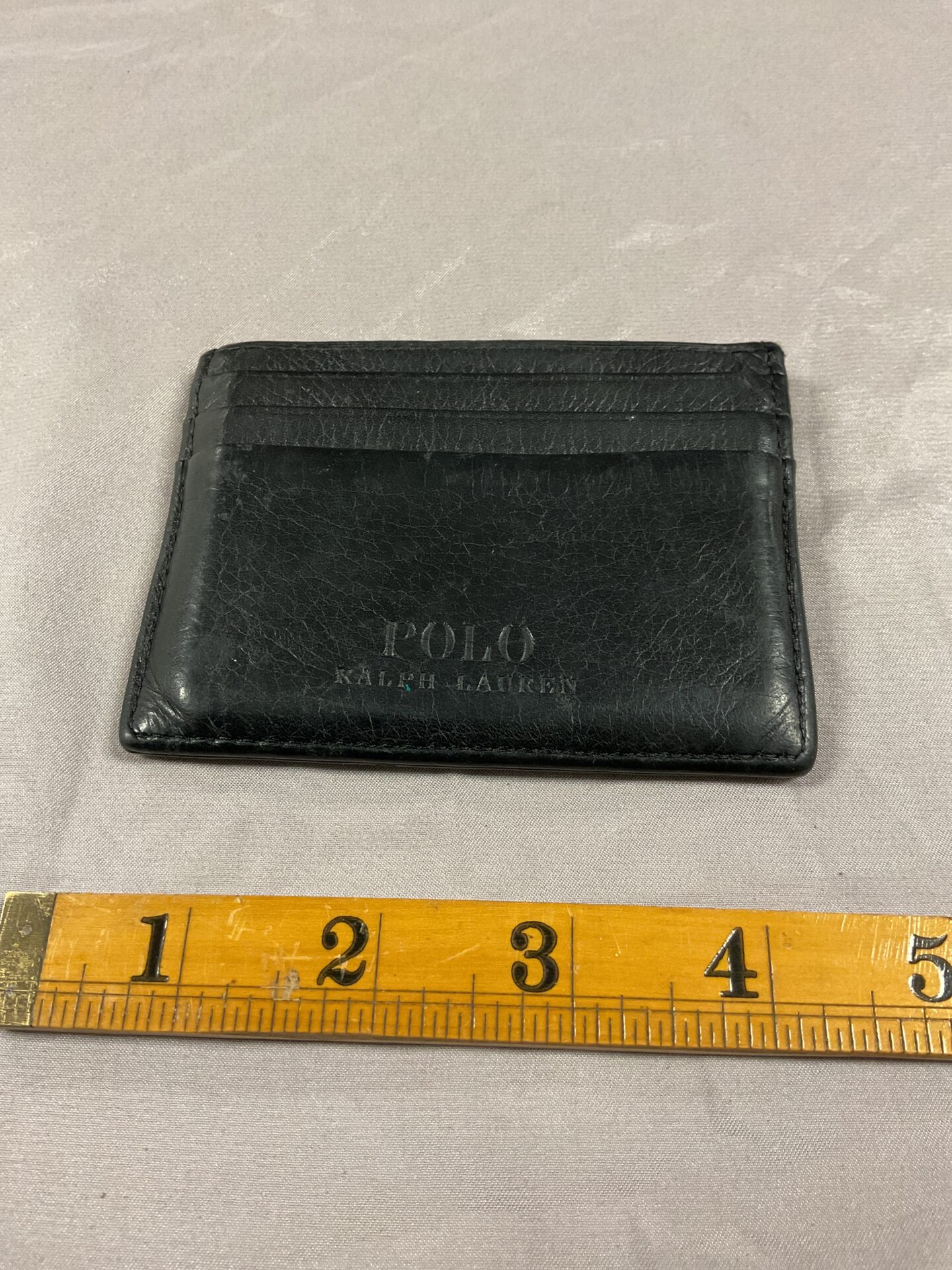 820 Ralph Lauren polo style leather card wallet