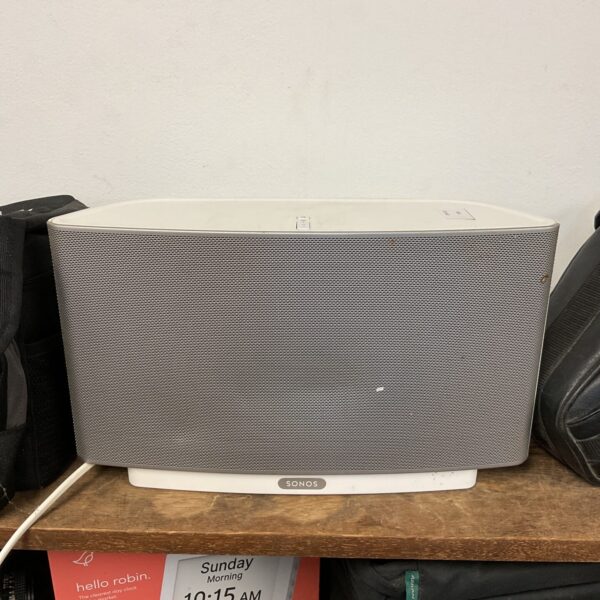 Front view of a Sonos Play 5 wireless speaker.