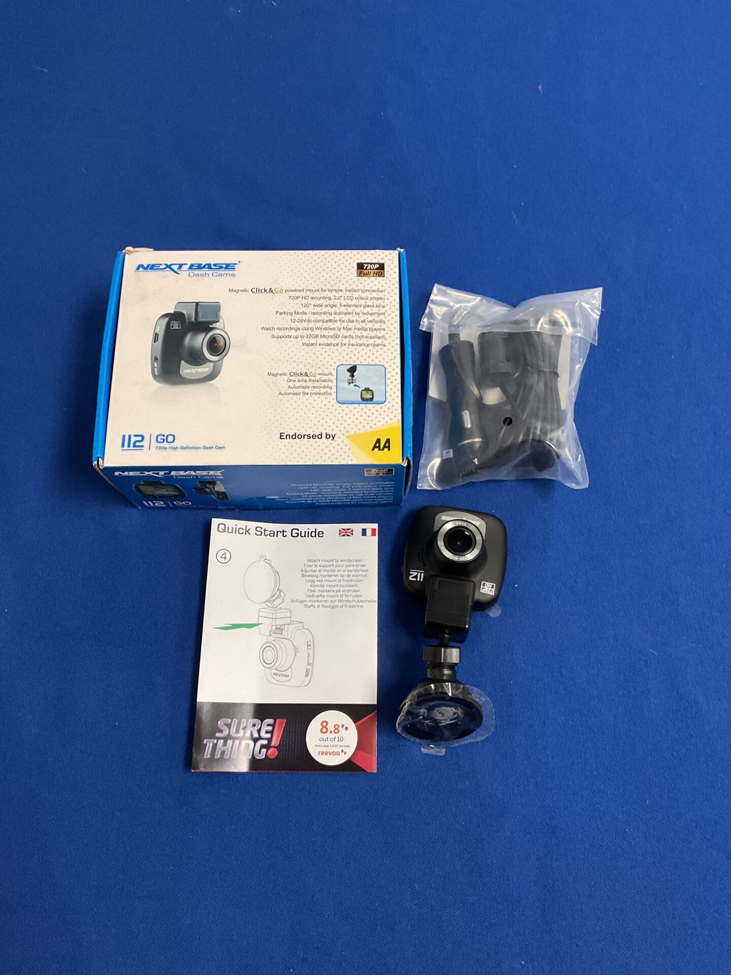 091 Next base 112 go car dash cam camera