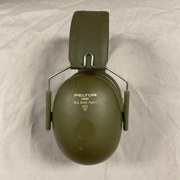 Vintage Peltor H9F ear defenders for military use.