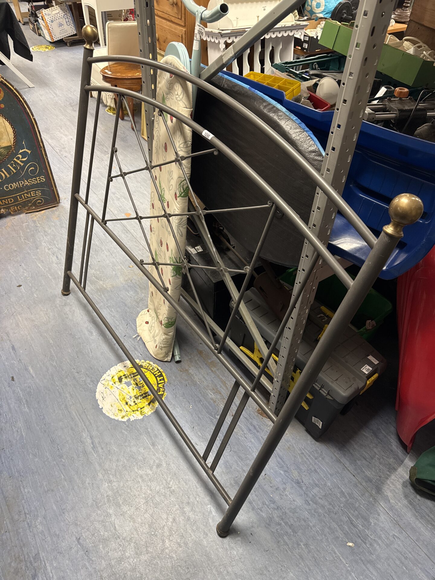 1098 Metal bed head 55” width approx