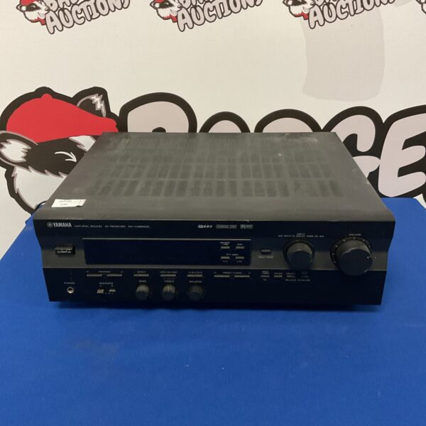 Black Yamaha RX-V396RDS AV receiver for home cinema setup.