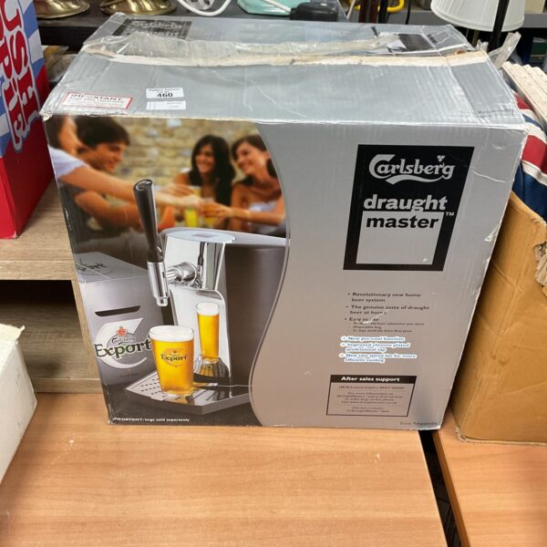 Carlsberg DraughtMaster home beer system in original packaging.