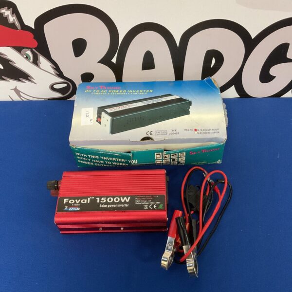Skytronic DC to AC power inverter for car and portable use.