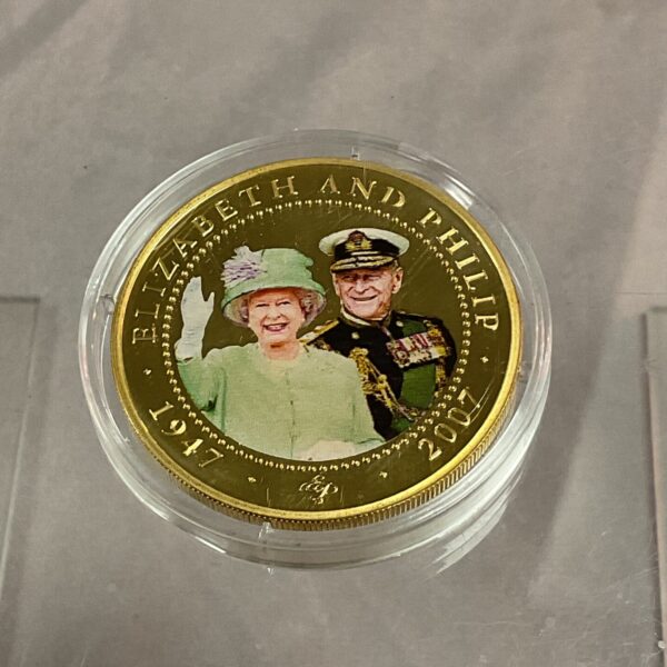Elizabeth and Phillip Cook Islands commemorative one dollar coin