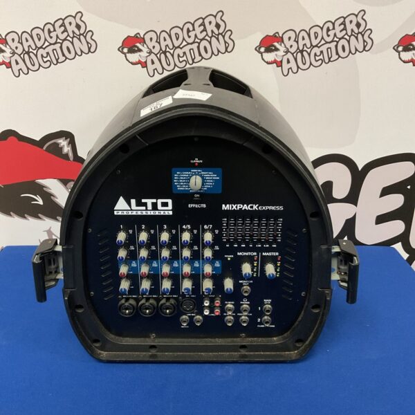 Alto Mixpack Express amplifier, vintage audio equipment, PA system.
