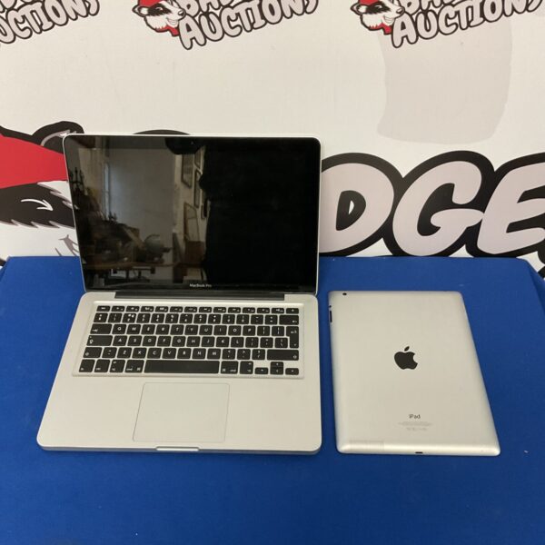 Apple Macbook Pro laptop and tablet combination for sale.