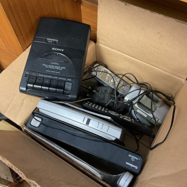 Vintage Sony cassette recorder in used condition.