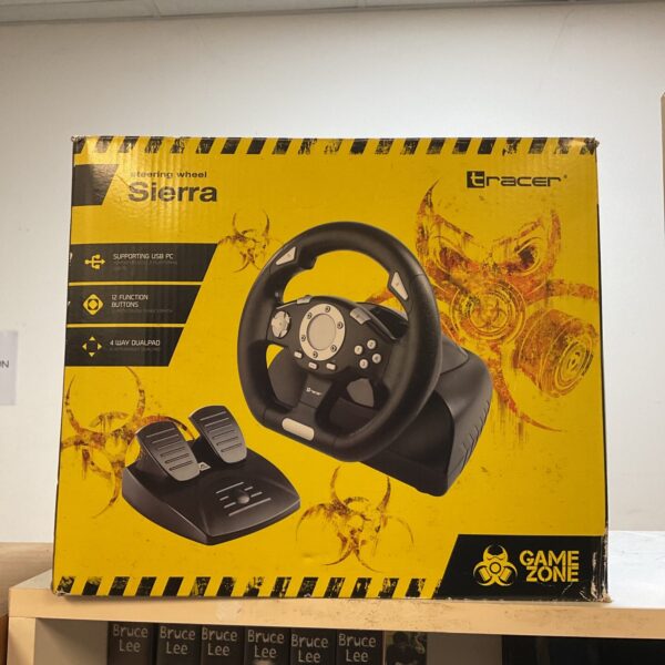 Tracer Sierra USB PC racing wheel for PC gaming.