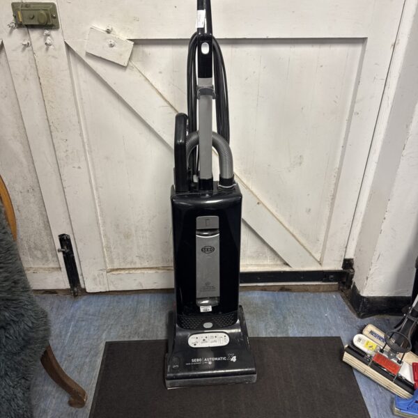 Sebo Automatic X4 upright vacuum cleaner for domestic floor care.