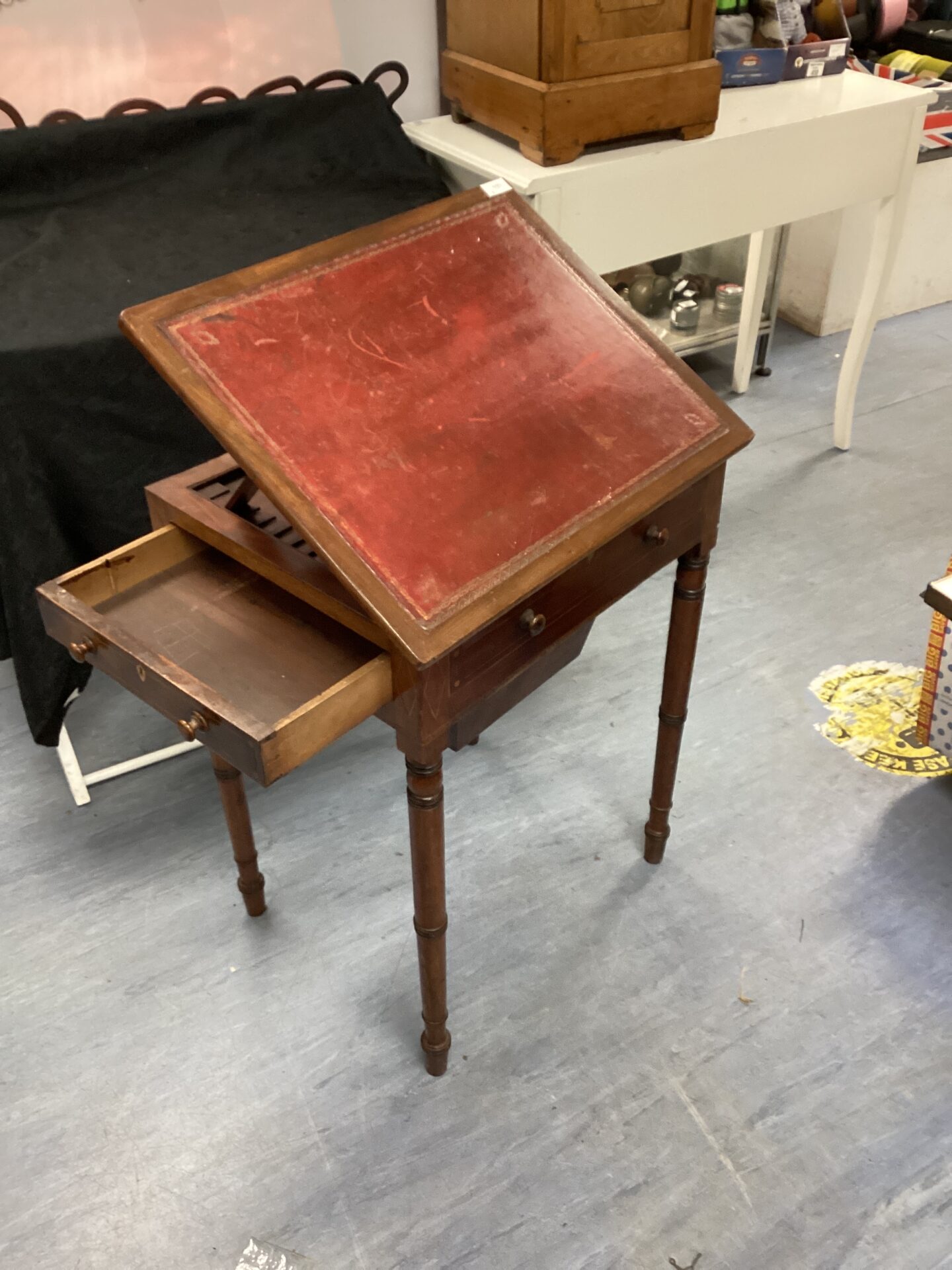 430 Vintage Mahogany leather topped Writing Slope