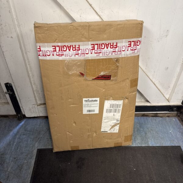 Woodside 4 tier mini greenhouse in original packaging.