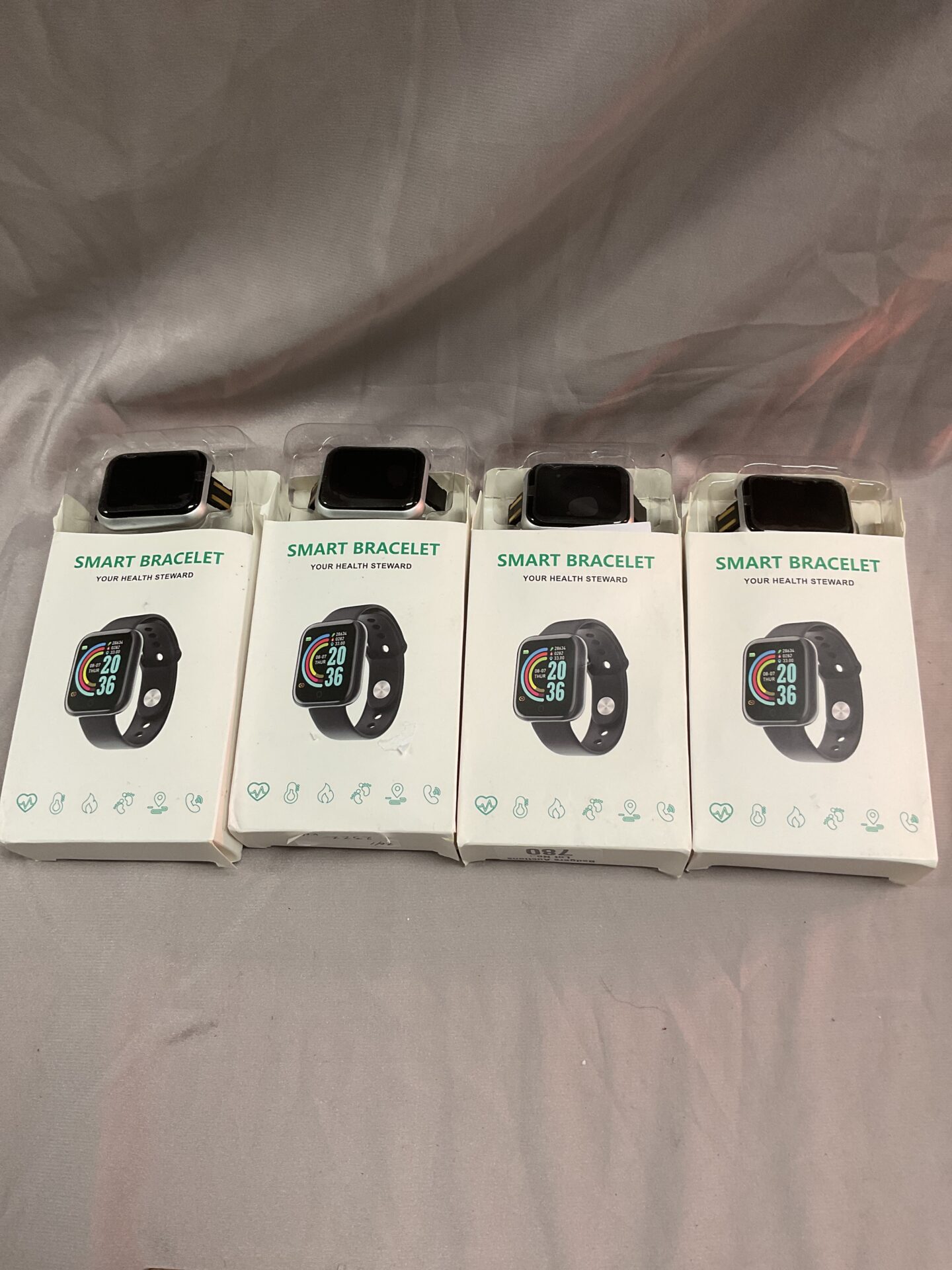 780 Four smart health bracelets