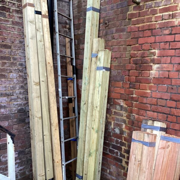 Mixed length timber bundles ready for DIY projects and construction.