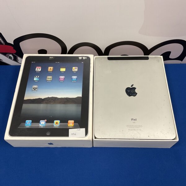 Apple iPad 64GB 3G tablet, model MC497B/A, front view.